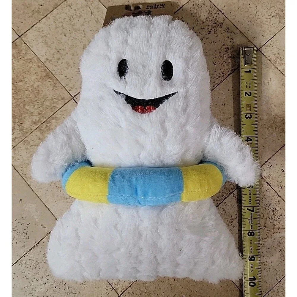 Ghost Floaty Plush Dog Toy Summerween Spooky Summer Pally Paws Squeaker Boy